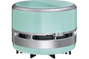 Clauss CL-50002 00 – Mini aspirateur 2Clean à Piles – Vert et Gris Argent,, Small