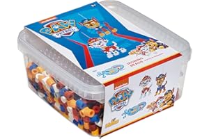 Hama Perlen 8752 Bügelperlen Paw Patrol, Geschenkbox mit ca. 900 Maxi-Perlen, 10 mm Durchmesser, für Kinder ab 3 Jahren