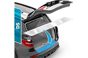 uProtect Film de Protection Seuil de Coffre Voiture Ensemble Complet pour DS Automobiles DS 7 I 2018-2025 Pare Choc Arriere - Film Transparent Autocollant