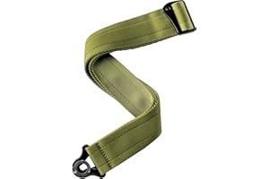 D'Addario Accessories Auto Lock Gitarrengurt - Gitarrengurt mit Verschluss - Locking Guitar Strap - Moosgrün, Nylon