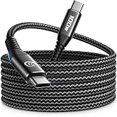 Aioneus USB C to USB C Cable 100W, 3M USB C Cable Fast Charging PD 5A USBC Braided Cable Nylon Long Type C Charger Cable for