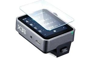 MOORDIEL X3 Pro X3PRO Displayschutzfolie für Godox X3 Pro X3PRO, für GODOX X3PROS X3PROF X3PROC X3PRON X3PROO Trigger, hochauflösend, außergewöhnliches Touch-Erlebnis, schützt den X3PRO-Auslöser - 2 Stück