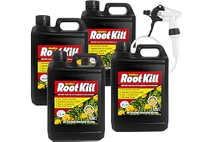 Weedblast Rootkill Weedkiller 4 x 2.5 Litre, Ready to use Glyphosate Weed Killer, Long Hose Trigger