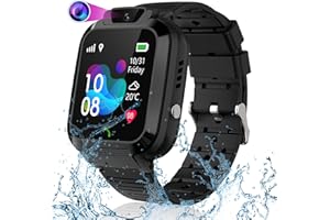 YEDASAH Kinder Smartwatch mit GPS, Smartwatch Kinder mit GPS und Telefon, Kinder GPS Intelligente Uhr SOS wasserdichte IP68 Voice Chat Schulmodus Geschenke Anrufen für Jungen Studenten Kinder