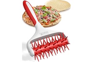 ORBLUE Rullo Bucasfoglia per Pasta, Buca Impasto e Pizza - Rotella Buca Sfoglia Rullo, Rullo Bucapasta, Rullo per Forno Pizza - Accessorio Cucina Italiana