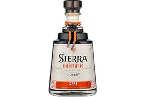 ‎SIERRA Sierra Milenario Café (1 x 700 ml) – Kaffeelikör mit Kaffee aus dem mexikanischen Hochland und 100 % de Agave Tequila – mit Noten von Schokolade, Vanille, Kakao und Kaffee – 35 % Alk.