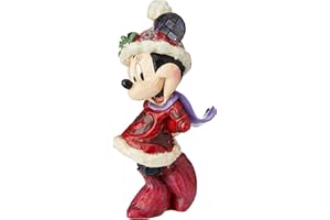 DISNEY Figura de Minnie en Navidad para colgar, Disnet Traditions, Navidad Deco, Enesco