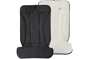 Momcozy Colchoneta Silla Paseo Universal, Reversible y Transpirable, Cálida en Invierno, Transpirable en Verano, Cojín Carro Bebé para Cochecito y Cuna con Tejido Suave para Comodidad en Todo el Año
