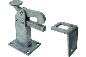 GAH-ALBERTS Alberts 411763 GAH Gate Stop 95 x 65 x 50 mm Raw Steel, one Size