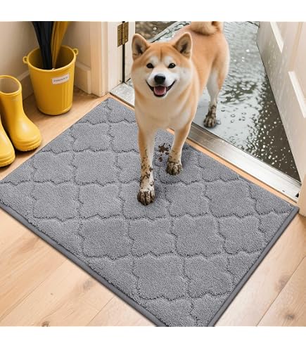 COSY HOMEER Küchenläufer Set 2-teilig – Rutschfeste, Waschbare Küchenmatten, 43x76 Cm + 43x122 Cm, Spinnennetz-Design