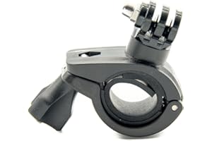 PROtastic Support de tube de guidon pour GoPro et autres caméras d'action (SJCAM, Xiaomi, etc.) Utilisation lors du vélo