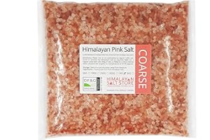 HIMALAYAN SALT STORE Pink Himalayan Rock Salt | Food Grade - COARSE | Certified for Organic Use | Natural Unrefined for Table, Bath, Sole (KG 1)