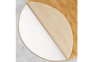 Lileno Home Non-Slip Fleece Carpet Underlay (180 cm Round) - High-Quality Anti-Slip Carpet Mat for All Floors - Perfect Carpet Stopper for a Safe Home