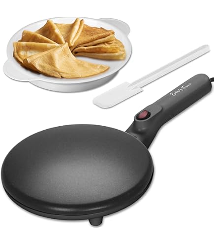 CrepeMaster | Elektrische crêpepan - antiaanbaklaag, gelijkmatige verw