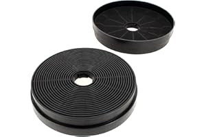 Amazinpure Lot de 2 filtres à charbon pour hotte aspirante 175 x 35 mm compatibles avec Respekta MIZ0023 MIZ0023N Bomann KF561 AS0015184 Candy CF 110 HJA2230 PKM Fagor AS0015184 KKT Piston K122