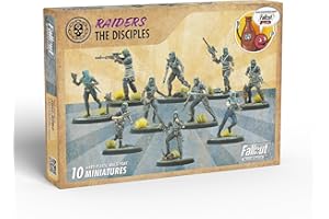Modiphius Entertainment | Fallout Wasteland Warfare | Raiders: The Disciples | Miniatures | Unpainted