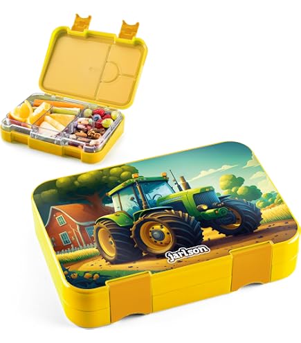 Lutz Mauder 10621 Traktor Lunchbox – BPA-frei, Spülmaschinenfest, Mit Separatem Behälter