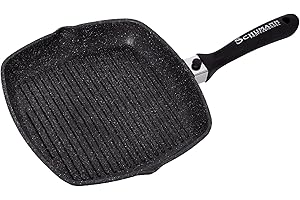 Schumann Professionnel SGR2302800 Moove Poêle Grill Aluminium/Revêtement Noir 28 x 28 x 4 cm