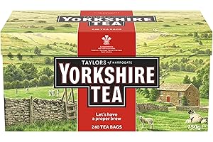 Yorkshire Tea - Thé Noir Anglais, Fort et Rafraîchissant - Approvisionnement Responsable - 240 Sachets
