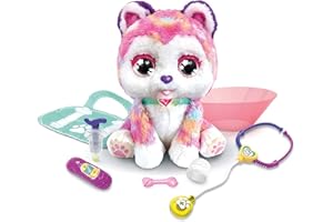 VTech- KIDIFRIENDS Chien Peluche, 80-529705