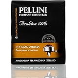 Pellini Gustobar N.3, Caffè Macinato per Macchina Espresso dal Gusto Pieno e Corposo, Miscela 100% Arabica a Tostatura Lenta,