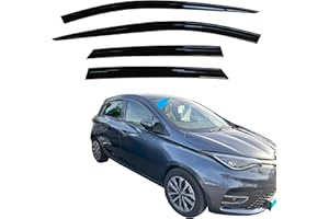 AUTO CLOVER Wind Deflectors Set for Renault Zoe 2012+ (4 pieces)