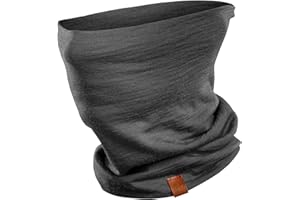 menique Schlauchschal – 100% Merino Wolle Loop Schal Damen, Atmungsaktives Multifunktionstuch und Halswärmer, Winter Halstuch Damen für Motorrad, Arbeit, Laufen, Ski-Maske