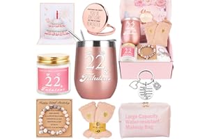 Awfrky Geschenke für 22 Jährige Frauen, 22 Geburtstagsgeschenk für Frauen, Lustige Geschenkset Frauen, Geschenk für 22 Jährige Frau Schwester Freundin Nichte Freund Klassenkamerad Ehefrau