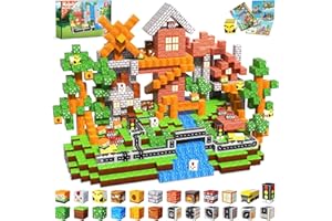 Annexfun Magnetic Blocks - 150PCS Magnetic Building Blocks Road Forest Cubes Toys for Montessori Toddler Xmas Birthday Gifts -STEM Sensory Construction Toys for Kids Ages 3+ for Boy & Girl