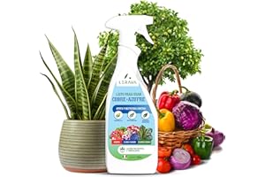 LERAVA Azufre de Cobre Fungicida (700 ml) - Tratamiento Natural para Plantas contra Mildiu y Hongos - Protección Eficaz Todo el Año - Fórmula con Hierro, Manganeso y Zinc - Para Jardín y Huerto