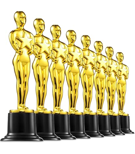 #1 Dad Trophy Award - 7 Inch Engraved World's Best Father Gift