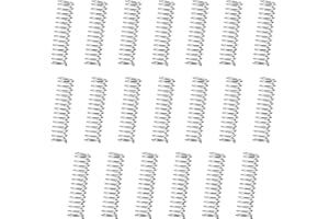 GUNGY Druckfeder Edelstahl Feder Druckfedern 10mm Drahtdurchmesser 0,32mm Außendurchmesser 3mm Länge 10mm Maximale Federkraft 0,2kg 20 Stück