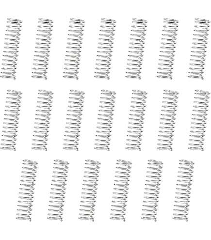 Lot De 10 Ressorts à Compression Acier - 45mm Longueur, 10mm Diamètre | DIN 2095 Pour Bricolage & Mécanique