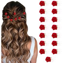 20 Stück Kristall-Blumen-Haarnadeln, Violett, Mit Strass – Elegante Haarspangen Für Hochzeit, Braut & Besondere Anlässe