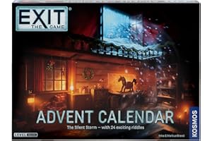 Thames & Kosmos - EXIT: Kalendarz adwentowy - Cicha burza - Poziom: 2/5 - Unikalna gra escape room - Puzzle Solving Strategy gry planszowe dla dorosłych i dzieci, Wiek 10+ - 683009