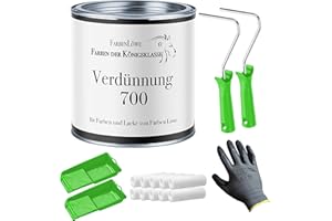 FARBEN LÖWE farbe Löwe Entfetter Alkydharzverdünnung 700 - Spezialverdünnung für Lacke von Farbe Löwe (1 L mit Lackierset)