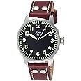 Laco Gents Watch Augsburg 861688, Black/Brown, Strap