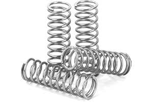 GUNGY Druckfeder Edelstahl Feder Druckfedern 50mm Drahtdurchmesser 1,7mm Außendurchmesser 16mm Länge 50mm Maximale Federkraft 5,3kg 4 Stück