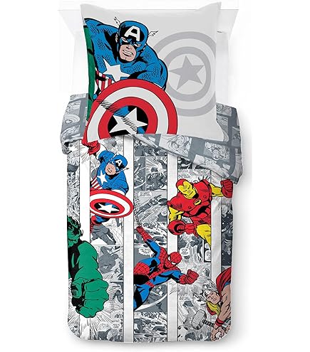 Trapunta Spiderman Primavera Parure De Lit Spiderman 1 Personne - Housse Couette 140x200cm + Taie 65x65cm - Polycoton Couette 1 Personne