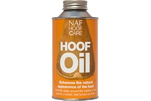 NAF Hoof Oil 500ml – Traditional Gloss Finish for Horse Hooves – Enhances Appearance & Maintains Hoof Health – Ideal for Daily Use & Show Preparation