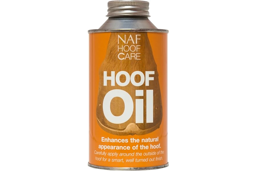 NAF Hoof Oil 500ml – Traditional Gloss Finish for Horse Hooves – Enhances Appearance & Maintains Hoof Health – Ideal for Daily Use & Show Preparation