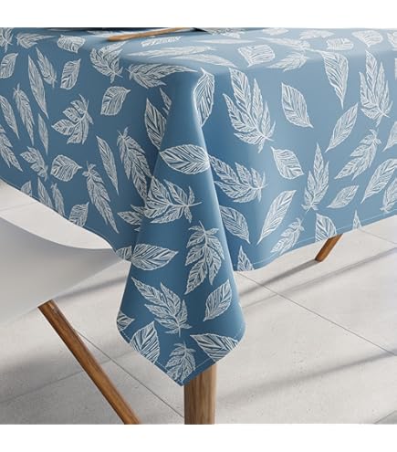 Biscaynebay Fabric Square Tablecloths 60x60 Inch, Black - View #13