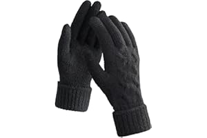 TRENDOUX Thermal Gloves Women Winter: Warm Comfortable Lightweight Winter Gloves, Updated Touch Screen Runnning Glove With Softshell For Cold Weather, Thick Liner Glove For Walking, Driving, Hiking