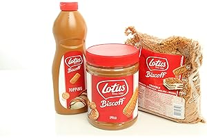SEPHRA Lotus Biscoff Gift Set (Topping Sauce 1kg, Crumbs 750g & Spread 1.6kg)