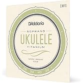 Daddario Ej87S Ukulele Tel Seti, Soprano, Titanium, Warm Bright T