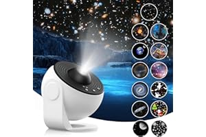 MATIVE Planetarium Star Projector, 13 Galaxy Discs Starry Sky Night Light for Kids Bedroom Ceiling Home Living Room, 360 ° Rotation&Timing Design(Additional Christmas Holloween)