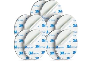 KEMES Lot de 6 supports magnétiques pour détecteur de fumée - Fixation magnétique sans perçage - 70 mm - Extra puissant