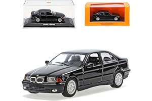 Generisch B*M*W 3er E36 Limousine Schwarz Metallic 1990-2000 1/43 Minichamps Maxichamps Modell Auto