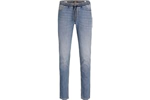 JACK & JONES Jjiglenn Jjelasticated Mf 995 Noos Mni - spodnie jeansowe Chłopcy