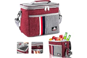 Shyllin Kühltasche 8.16L,Kühltasche Faltbar,Tragbare Kühltasche,Thermotasche,für Reisen, Camping, Picknicks, Outdoor-Aktivitäten